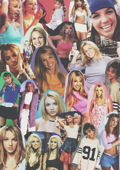 britney spears collage